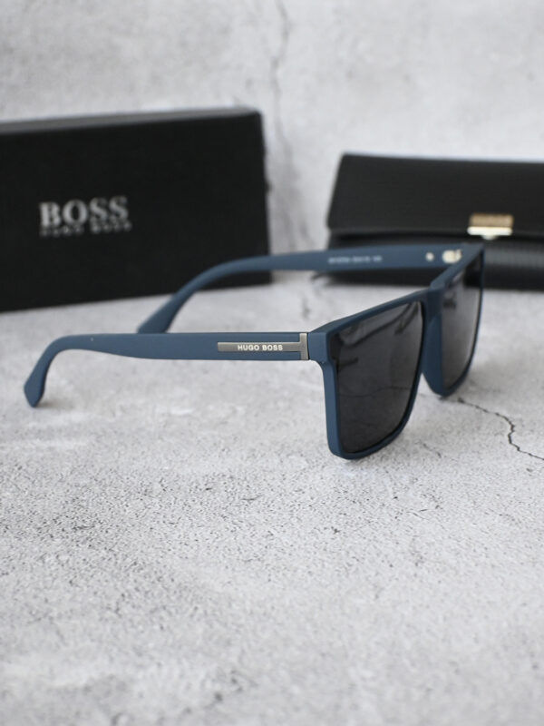 Men's matt blue wayfarers - Image 3