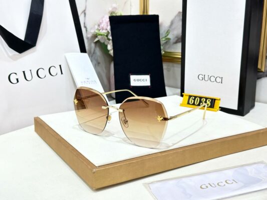 Hexagonal light brown shades for women