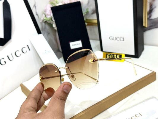 Hexagonal light brown shades for women - Image 2