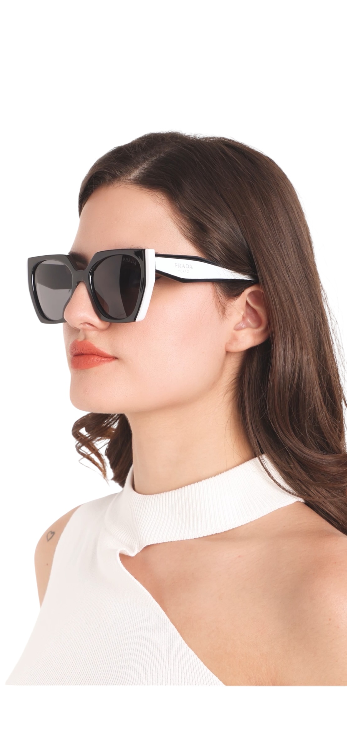 Black White sunglasses for her