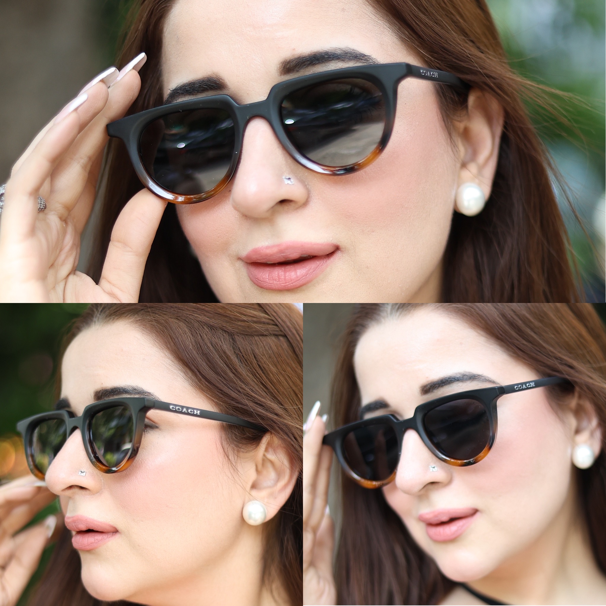 CH WOMENS BLACK LEOPARD SUNGLASSES