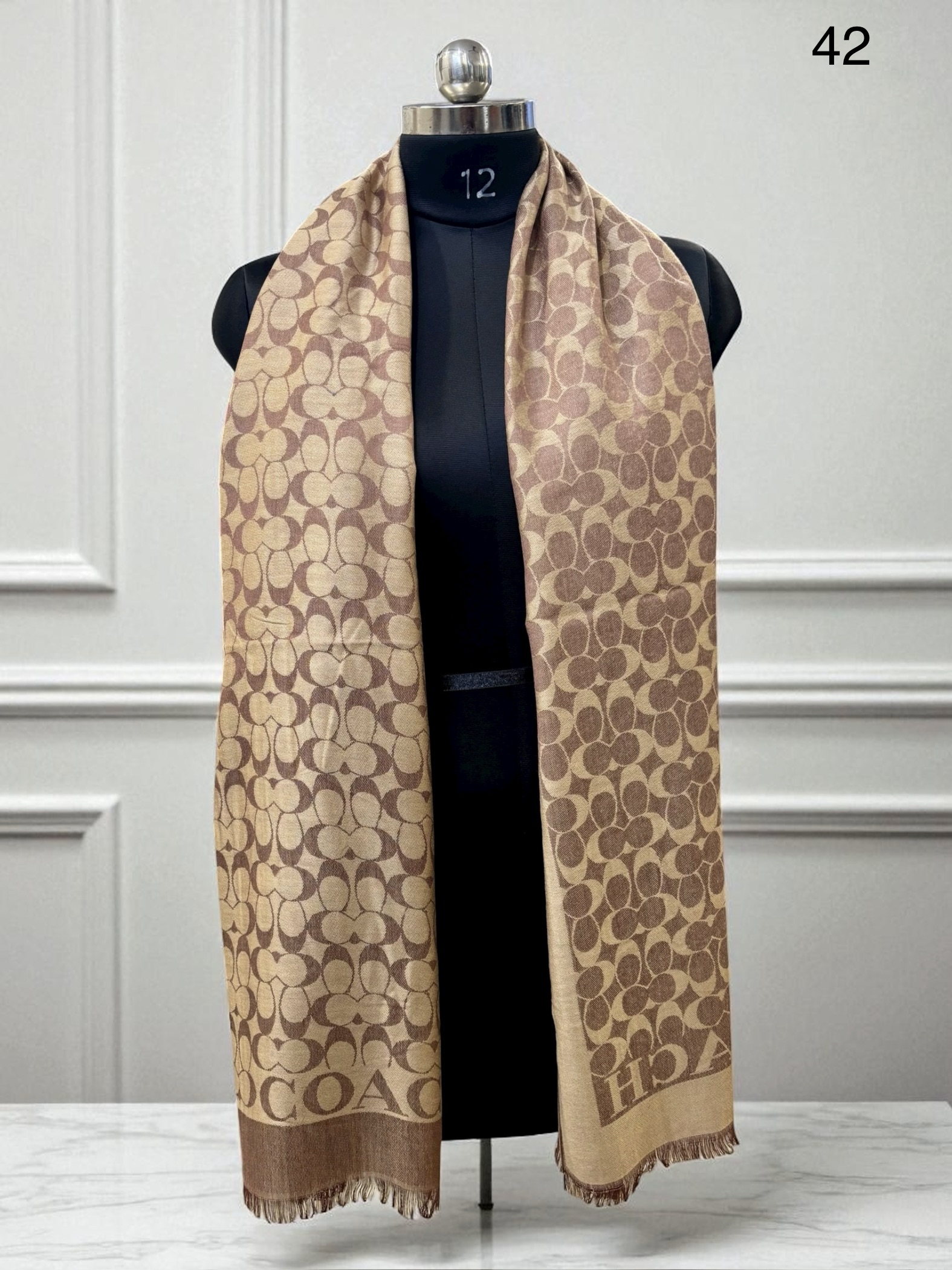 CH BROWN UNISEX SEMI WARM STOLE - Image 3
