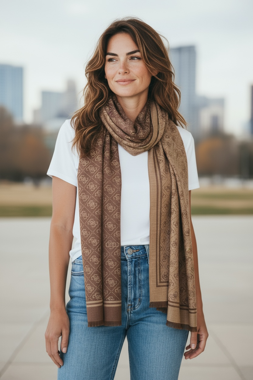 GUS BROWN SEMI WARM UNISEX STOLE